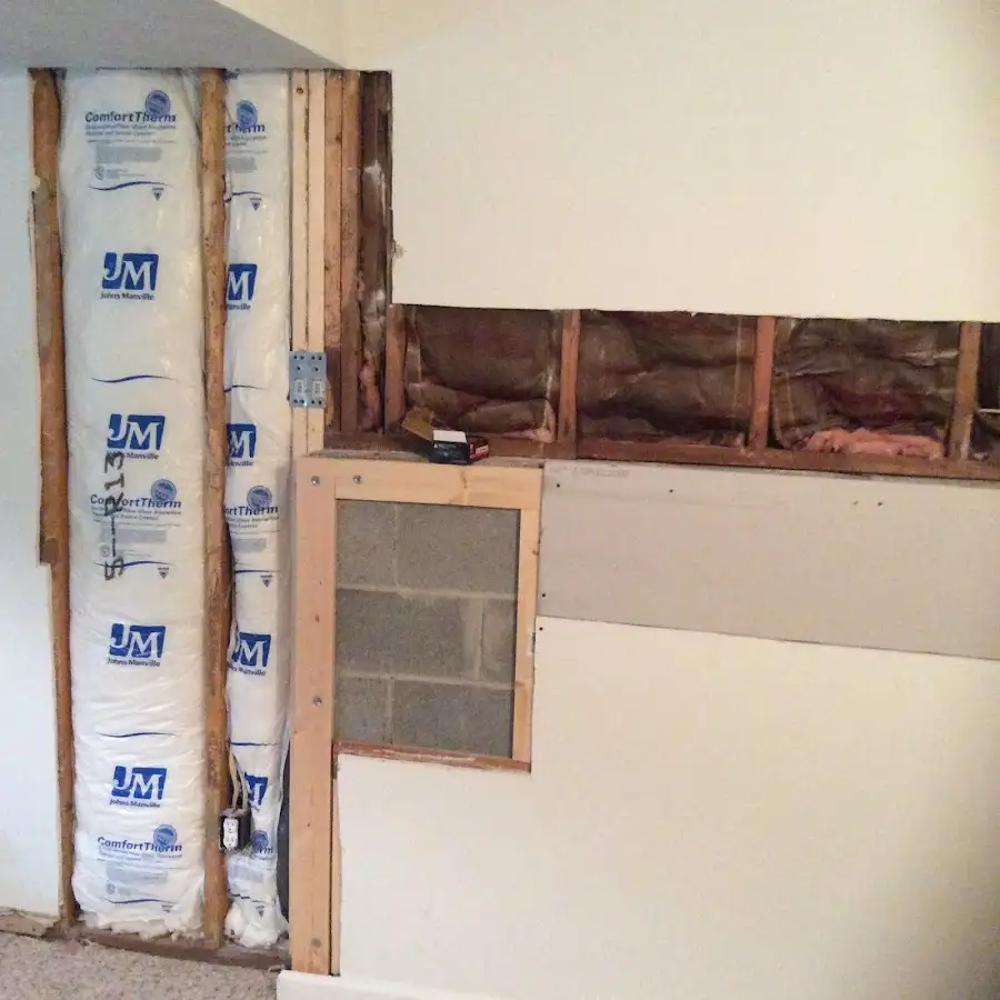 Wall insulation replacement during Structural Drying in Cameron Park